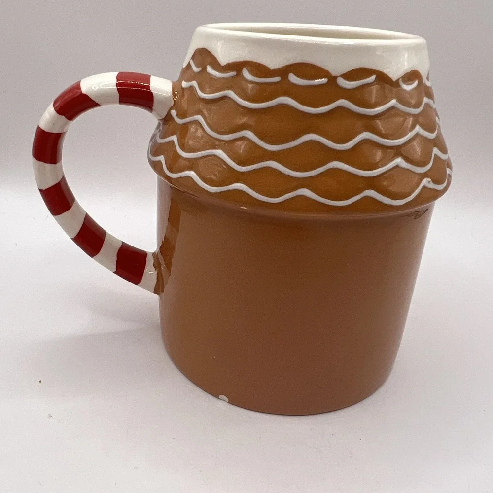 Target Wondershop Winter Christmas 2024 Gingerbread Mug Cocoa Coffee 15 oz